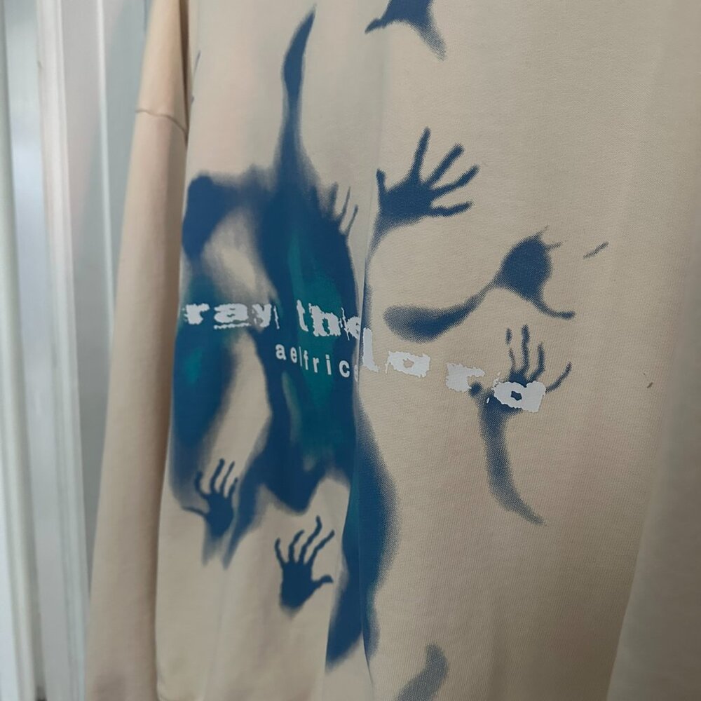 Aelfric Eden Abstraction Shadow Print Hoodie Size… - image 4